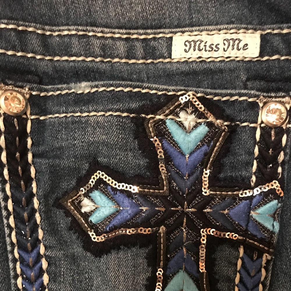 Miss Me bootcut jeans Blue Cross size 28
